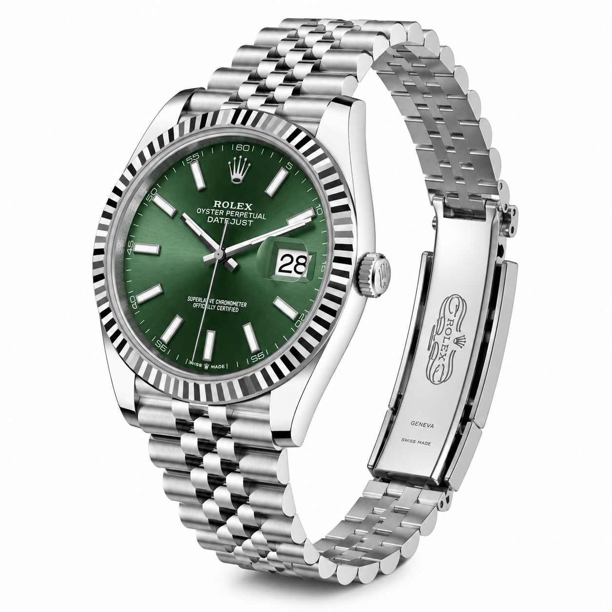 Rolex Datejust Green Dial Jubilee Bracelet 41mm