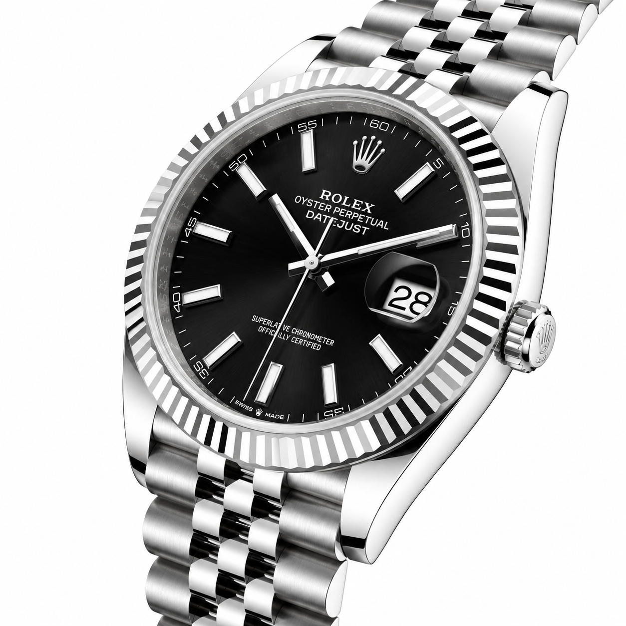 Rolex Datejust Black Dial 41mm 126334