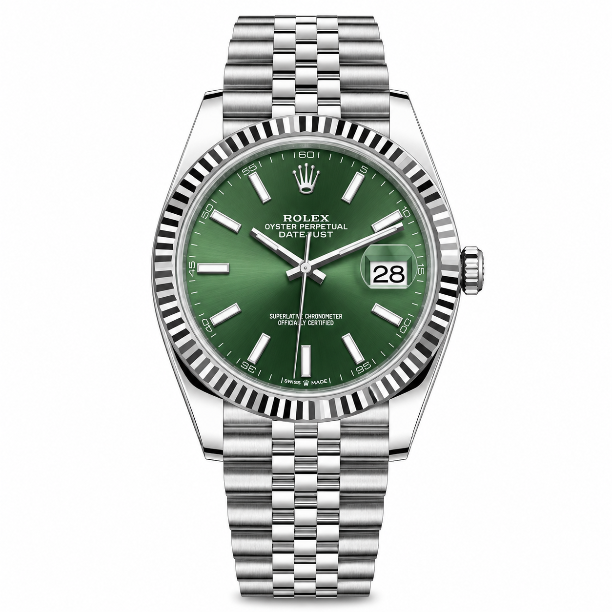 Rolex Datejust Green Dial Jubilee Bracelet 41mm