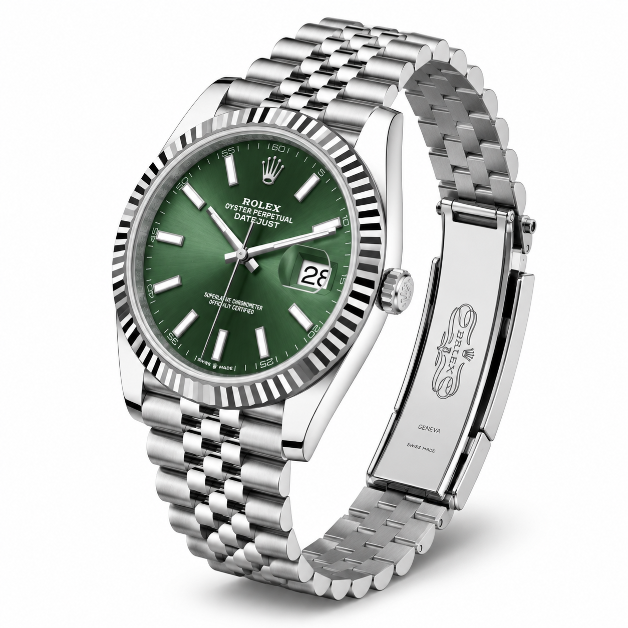 Rolex Datejust Green Dial Jubilee Bracelet 41mm